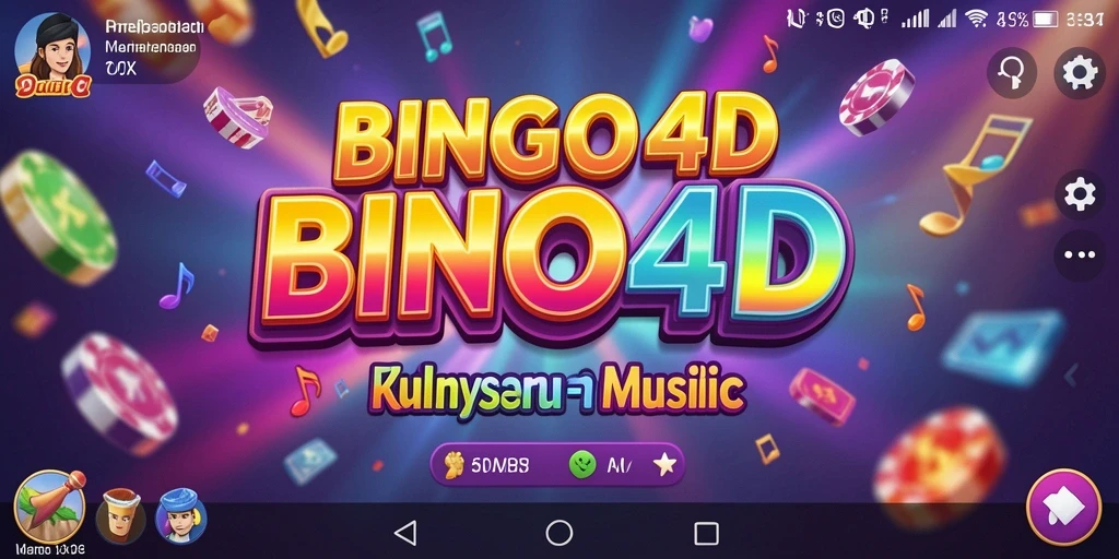 Screenshot utama BINGO4D menampilkan gameplay yang seru dan interaktif.