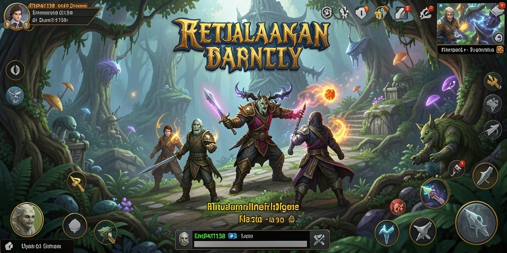 Tangkapan layar EMPATI138 menampilkan karakter petualang dalam aksi eksplorasi.