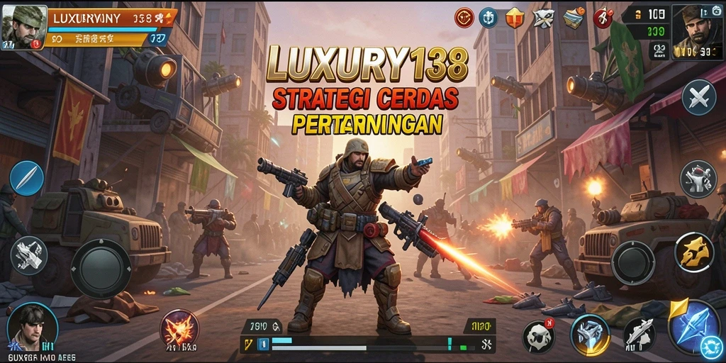 Tangkapan layar gameplay LUXURY138 menunjukkan taktik pertempuran yang seru.