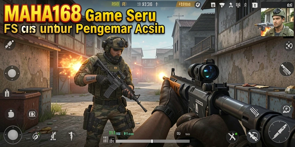 Gameplay seru dengan aksi tembak-menembak yang intens.