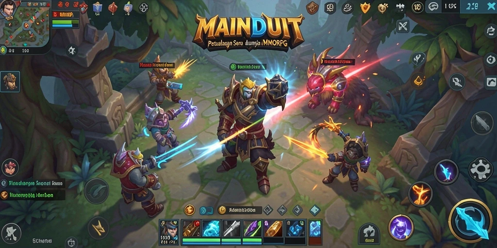 Tampilan gameplay <strong>MAINDUIT</strong> yang memukau dan menantang.