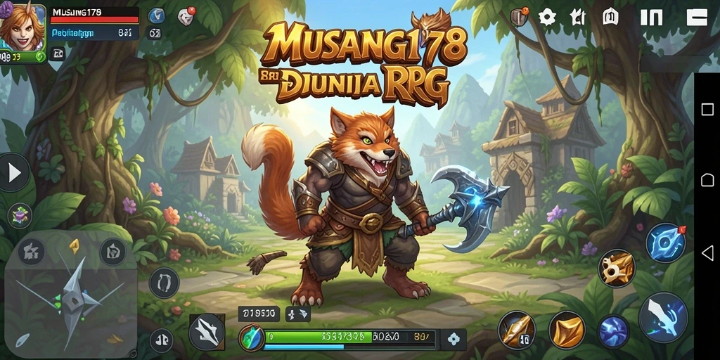 Gameplay RPG seru di MUSANG178 dengan petualangan epik.