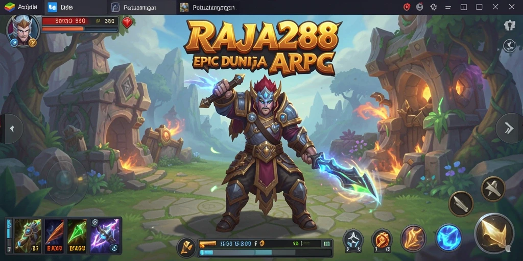 Gameplay seru RAJA288 dalam petualangan ARPG.
