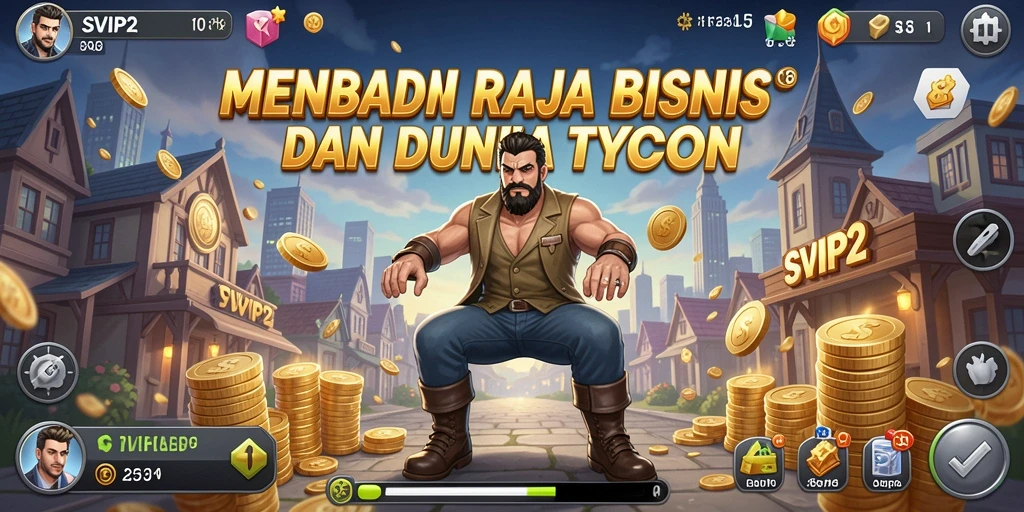 Screenshot gameplay SVIP2 dengan elemen Tycoon yang mengasyikkan.
