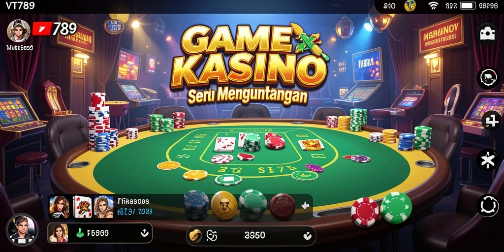 Gameplay menarik di VT789 dengan beragam pilihan permainan Kasino.
