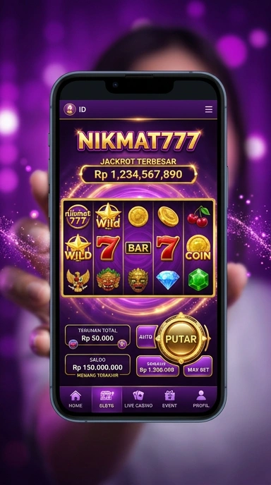 Tampilan antarmuka pengguna nikmat777 yang intuitif.